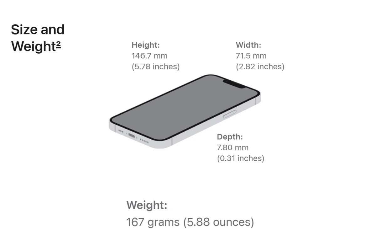 مشخصات iPhone 16e