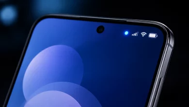 نشانگر آبی در One UI 9